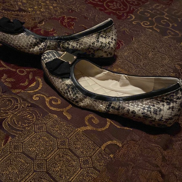 Cole Haan Snakeskin Bendable Ballet Flat - Picture 1 of 7